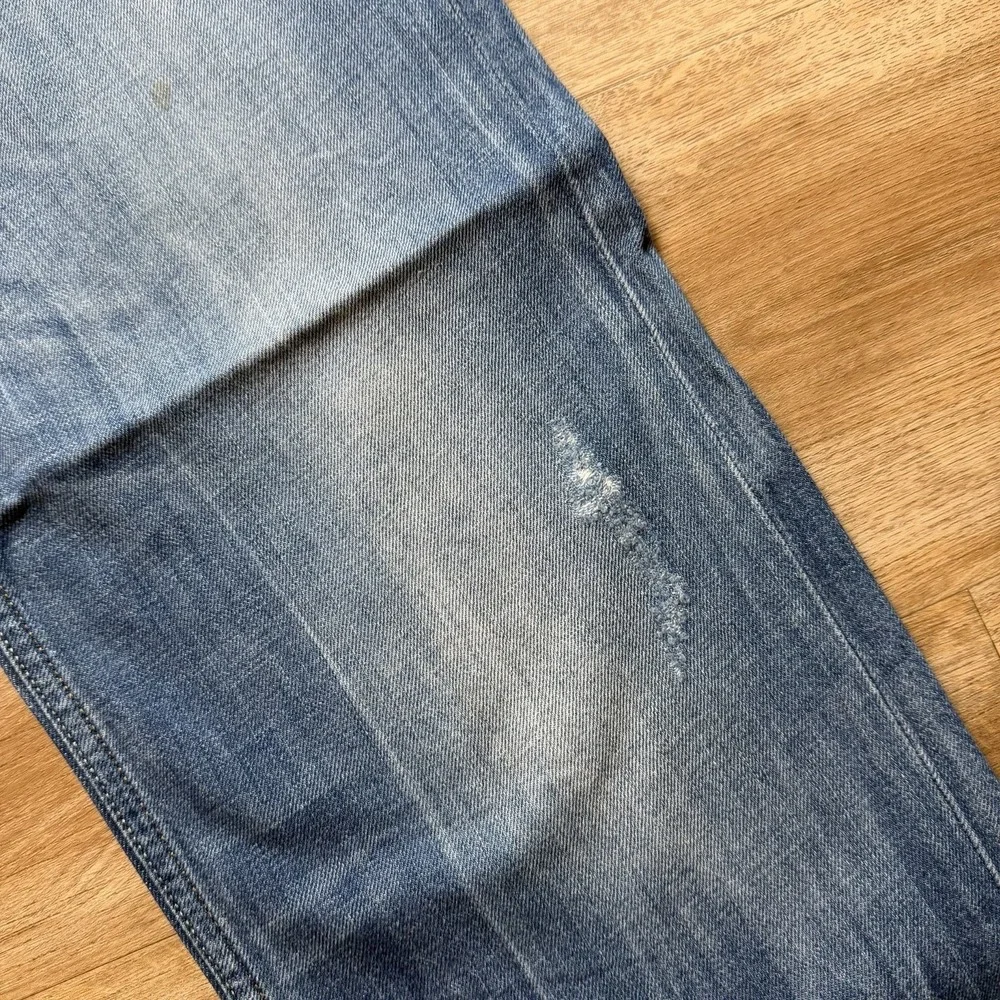 Diesel Larkee-T Jeans Men 33x34 Blue Regular Tapered Distressed‎ Denim 008V1